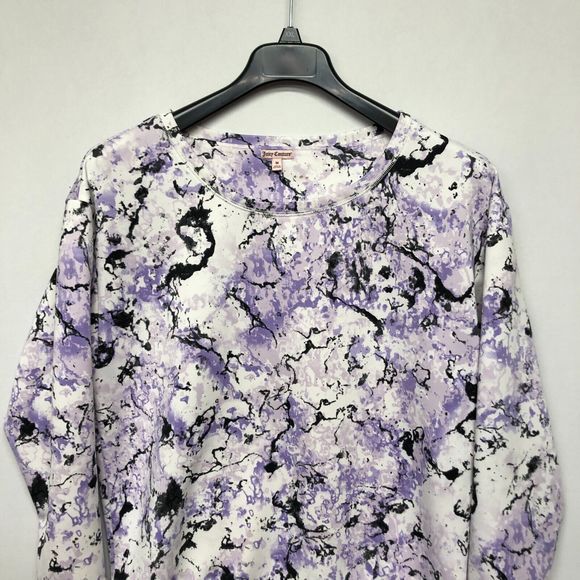 Juicy Couture Women Pullover Sweatshirt Size Medium Polyester Blend B240 -1 - Picture 8 of 15
